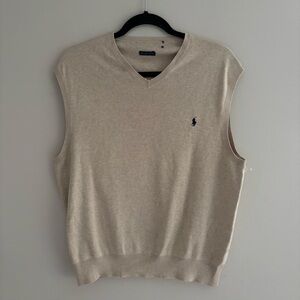 Polo Ralph Lauren Men's Beige Sweater Vest